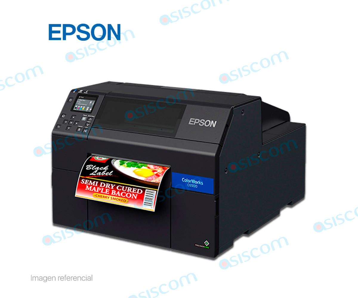 IMPRESORA DE ETIQUETAS EPSON COLORWORKS CW-C6500A ( C31CH77101 ) IMPRIME | TICKETS